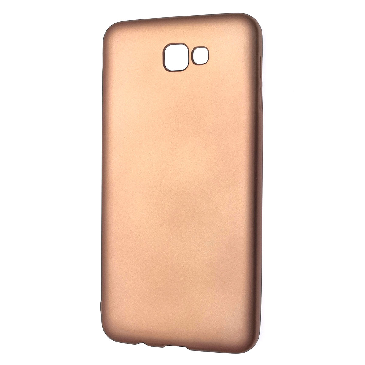 Чехол накладка Ultra Thin для SAMSUNG Galaxy J7 Prime (SM-G610), силикон, цвет розовое золото.