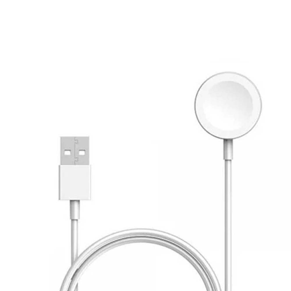 Кабель зарядный с магнитной зарядкой для смарт часов, длина 25 см, цвет белый