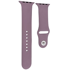 Ремешок для Apple Watch спортивный "Sport", размер 38-40 mm, цвет серо фиолетовый