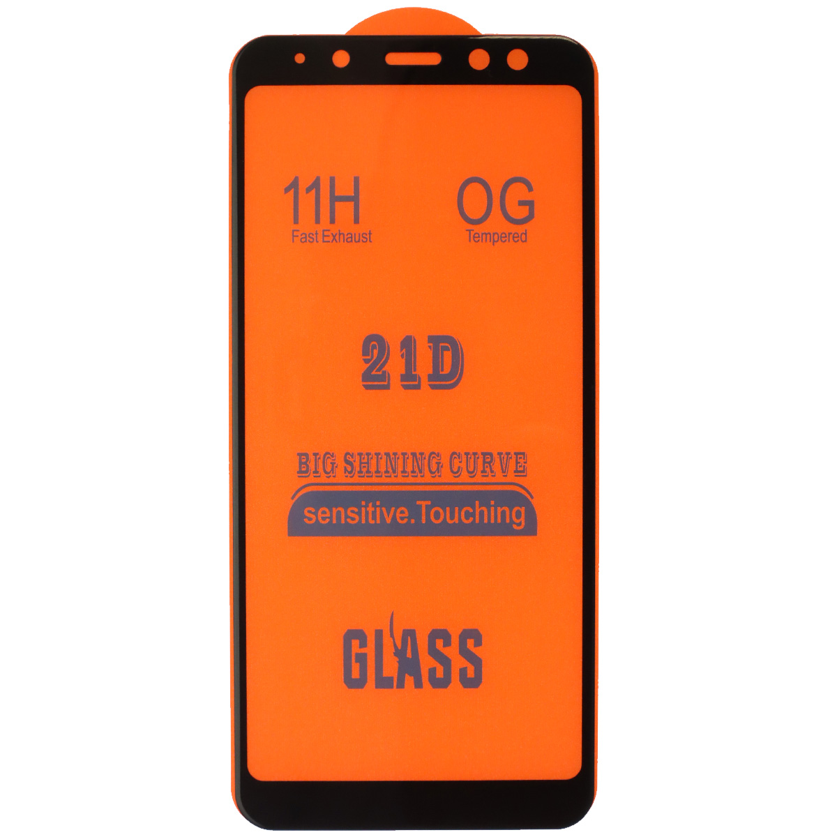 Защитное стекло 21D для SAMSUNG Galaxy A6 2018 (SM-A600), J6 2018 (SM-J600), цвет окантовки черный Защитное стекло 21D для SAMSUNG Galaxy A6 2018 (SM-A600), J6 2018 (SM-J600), цвет окантовки черный