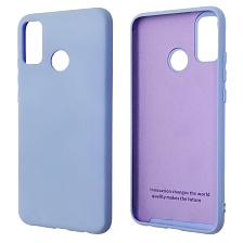 Чехол накладка Silicon Cover для HUAWEI Honor 9X Lite, силикон, бархат, цвет сиреневый