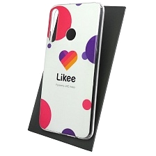 Чехол накладка Vinil для HUAWEI Honor 9C, Honor P40 Lite E, Y7P, силикон, рисунок Likee, цвет белый