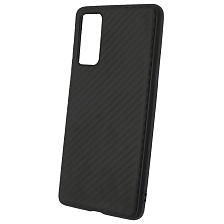 Чехол накладка для SAMSUNG Galaxy S20FE (SM-G780), силикон, карбон, цвет черный Чехол накладка для SAMSUNG Galaxy S20FE (SM-G780), силикон, карбон, цвет черный