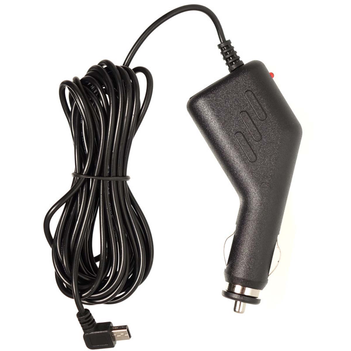 АЗУ (Автомобильное зарядное устройство) LP7 V3 с кабелем Mini USB, длина 3.5 метра, цвет черный