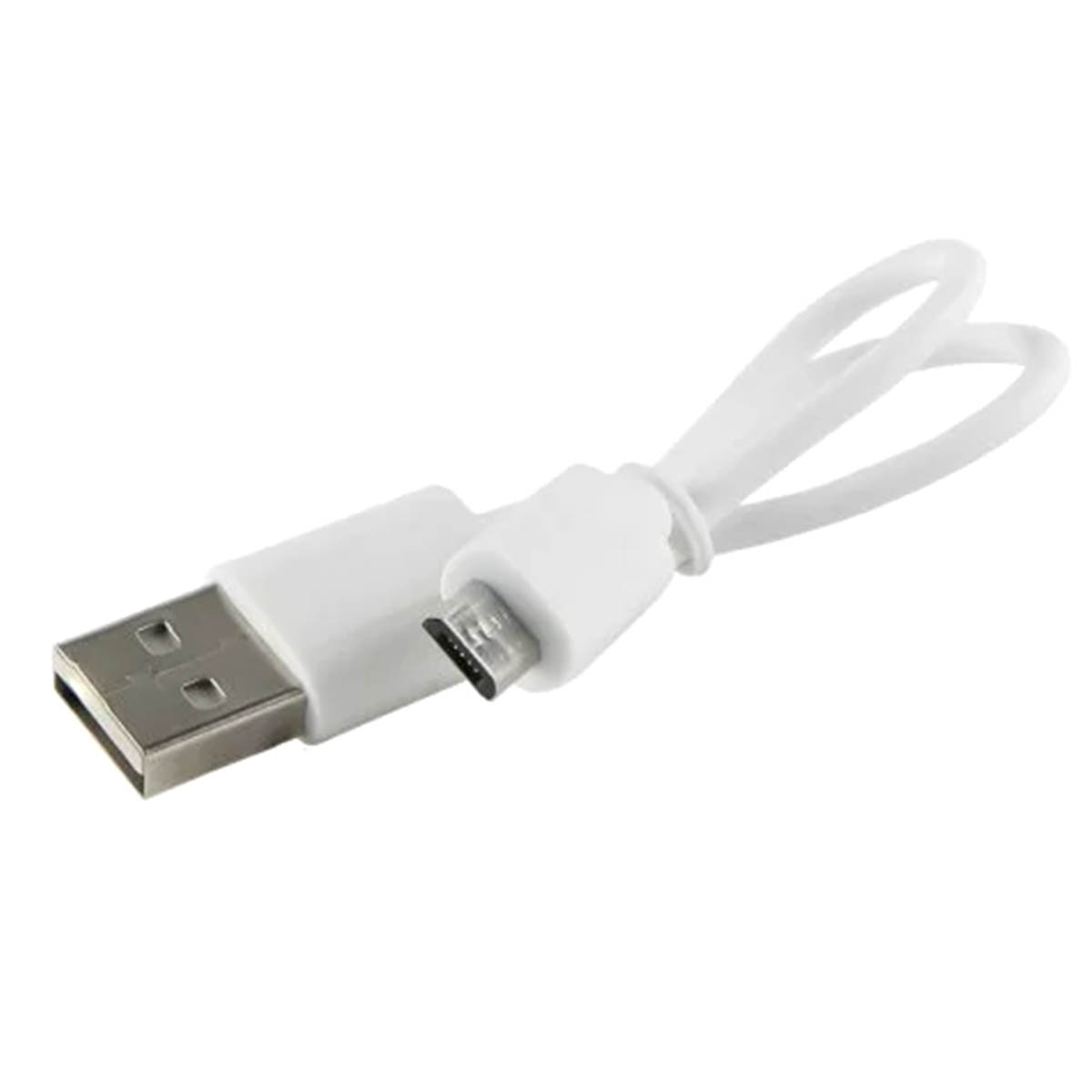 USB кабель BUDI для micro USB модель M8J011M20-WHT, длина 20 cм, цвет белый