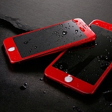 Защитное стекло 3D для APPLE iPhone 7 Plus (5.5") красный кант Monarch. Защитное стекло 3D для APPLE iPhone 7 Plus (5.5") красный кант Monarch.