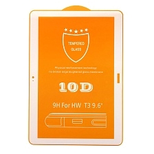 Защитное стекло 10D для HUAWEI Mediapad T3 (AGS-L09), диагональ 9.6", цвет окантовки белый. Защитное стекло 10D для HUAWEI Mediapad T3 (AGS-L09), диагональ 9.6", цвет окантовки белый.