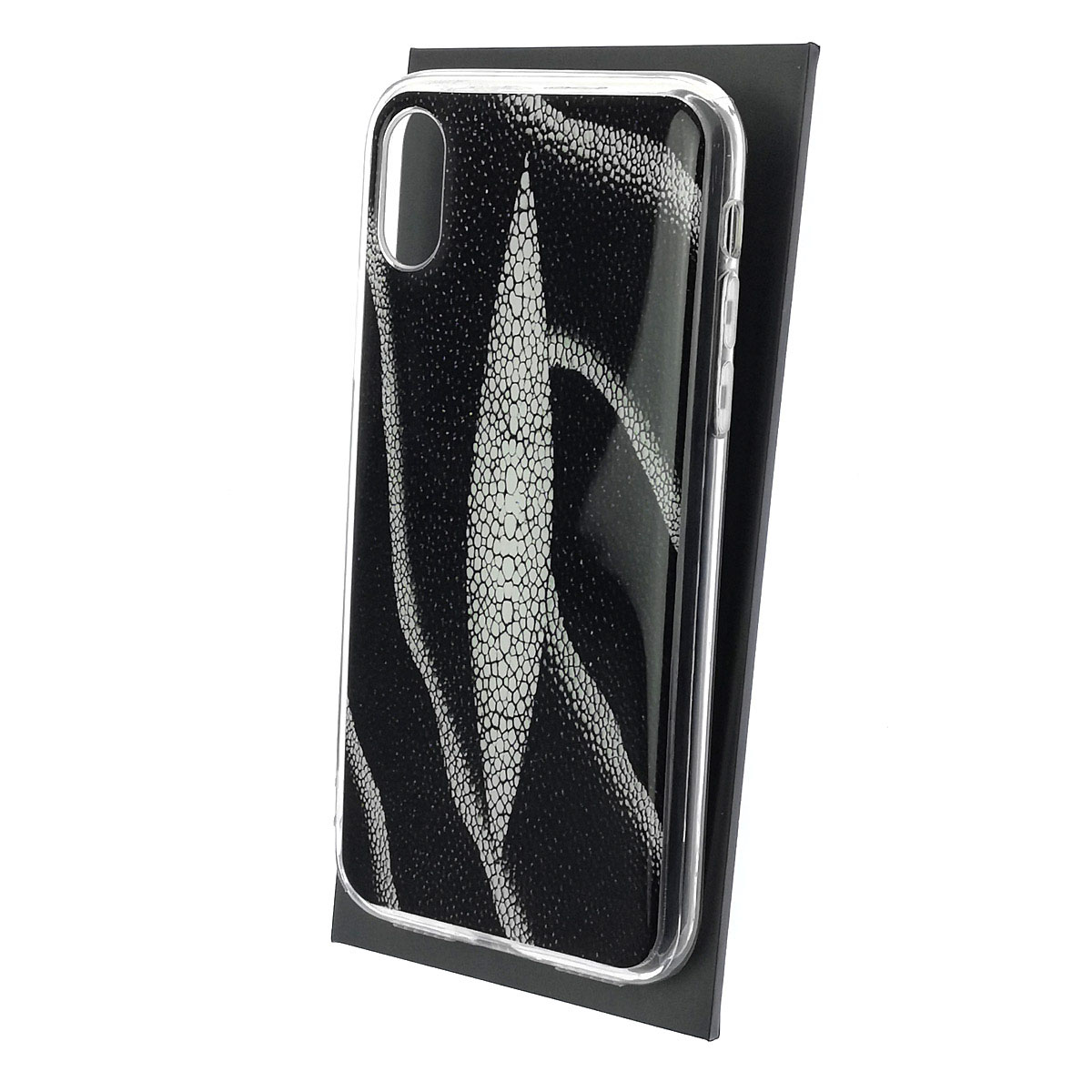 Чехол накладка для APPLE iPhone X, iPhone XS, силикон, глянцевый, рисунок Пупырчатая волна
