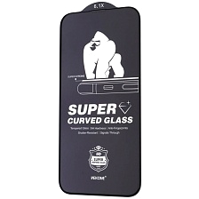 Защитное стекло KINGKONG WTP-091 для APPLE iPhone 13, iPhone 13 Pro (6.1), iPhone 14 (6.1"), iPhone 16e (6.1"), цвет окантовки черный