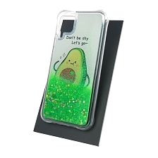 Чехол накладка TransFusion для HUAWEI P40 Lite, Nova 6 SE, Nova 7i, силикон, переливашка, рисунок Авокадо Don't be shy Let's go | РЕТРО
