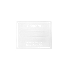 Защитное стекло 0.33 для задней камеры Realme X50, закругленные края, цвет прозрачный