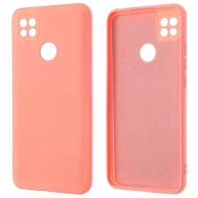 Чехол накладка NANO для XIAOMI Redmi 9C, Redmi 10A, силикон, бархат, цвет розовый