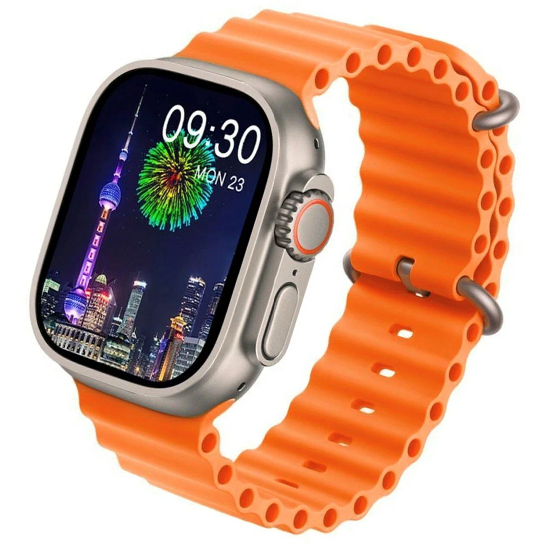 Смарт часы Smart Watch W&O X9 ULTRA 2, 49 мм, NFC, Amoled дисплей, Chat GPT, цвет золотистый