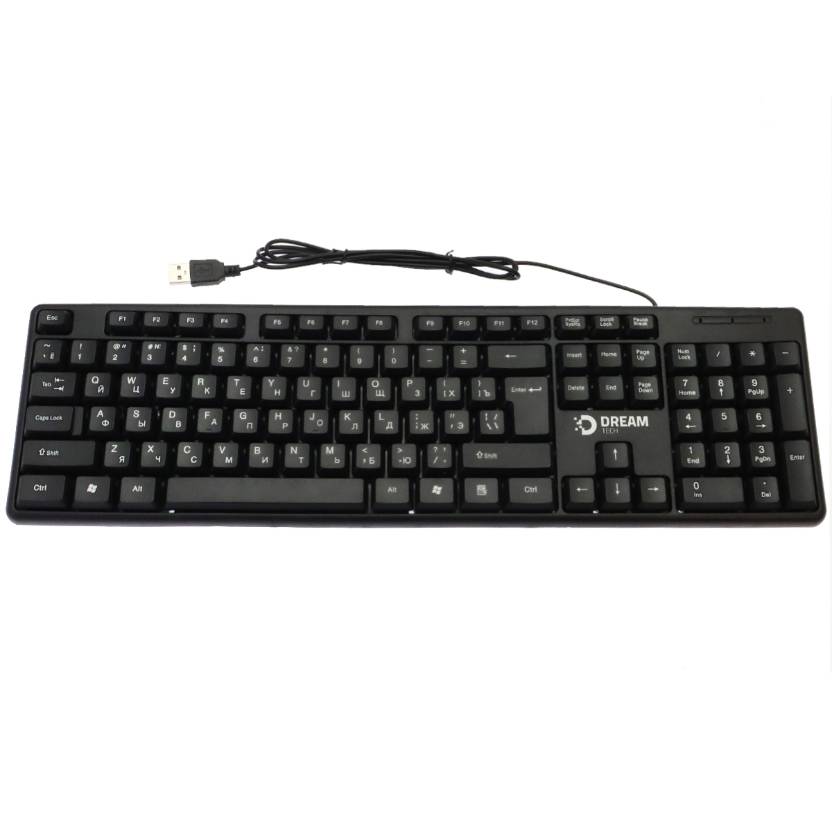 Клавиатура проводная DREAM 8236, USB, цвет черный