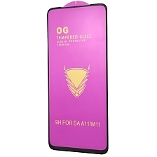 Защитное стекло 9H OG ARMOR для SAMSUNG Galaxy A11 (SM-A115), Galaxy M11 (SM-M115), цвет окантовки черный.