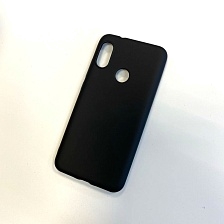 Чехол накладка для XIAOMI Redmi 6 Pro, Mi A2 Lite, силикон, цвет черный