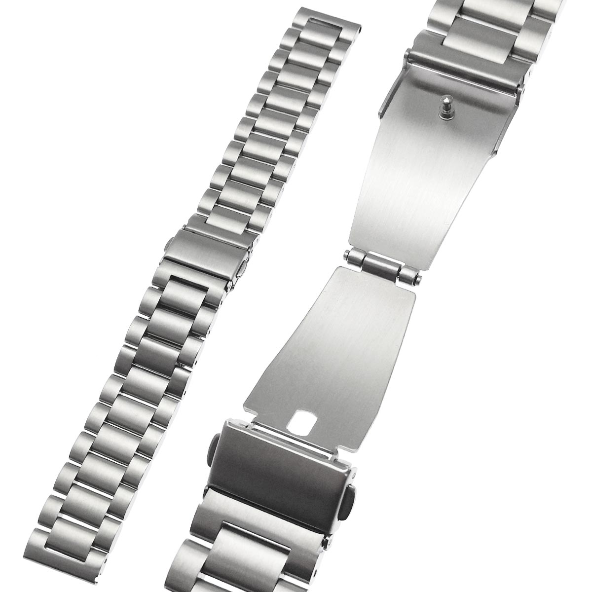 Ремешок для SAMSUNG Galaxy Watch 42 mm, Gear Sport, Gear S2 Classic, металлический, цвет серебристый