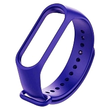 Сменный ремешок для фитнес браслета, смарт часов XIAOMI Mi Band 5, цвет синий.