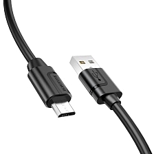 Кабель BOROFONE BX55 Harmony Micro USB, 2.4A, длина 1 метр, цвет черный Кабель BOROFONE BX55 Harmony Micro USB, 2.4A, длина 1 метр, цвет черный