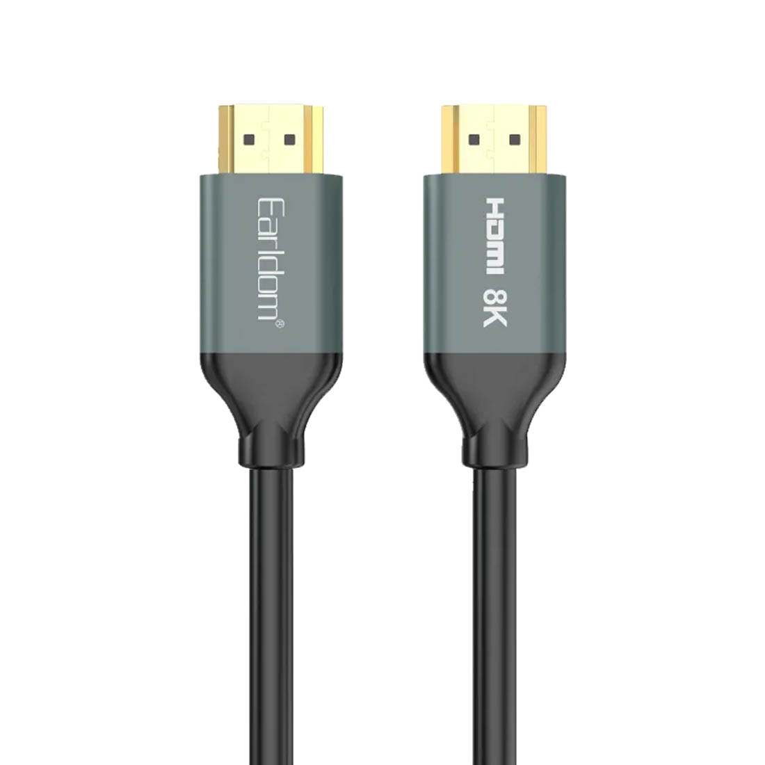 Кабель HDMI (M) - HDMI (M) EARLDOM ET-W30, 8K, v2.1, длина 1.5 метра, цвет черный