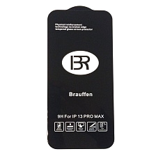 Защитное стекло 9H BRAUFFEN для APPLE iPhone 13 Pro Max (6.7"), iPhone 14 Plus (6.7"), цвет окантовки черный Защитное стекло 9H BRAUFFEN для APPLE iPhone 13 Pro Max (6.7"), iPhone 14 Plus (6.7"), цвет окантовки черный