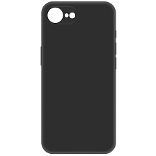 Чехол накладка для APPLE iPhone 16e, SE 4, защита камеры, силикон, цвет черный