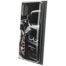 Чехол накладка Vinil для SAMSUNG Galaxy A21s (SM-A217), силикон, рисунок Mercedes AMG