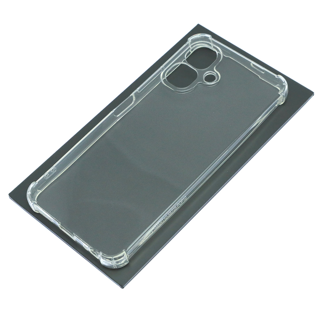 Чехол накладка для TECNO Spark GO 2, Infinix Smart 10, Pop 10, защита камеры, усиленные края, силикон, прозрачный