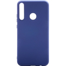 Чехол накладка GPS для HUAWEI Honor 9C, P40 Lite E, Y7P, силикон, матовый, цвет синий