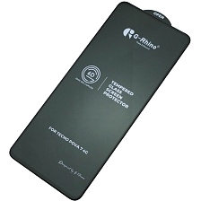Защитное стекло 6D G-Rhino 200C для TECNO POVA 7 4G, цвет окантовки черный (Тип 1)