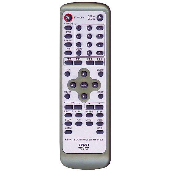 Пульт ДУ для ELENBERG R-601E2 подходит к следующим моделям: DVDP-2410.