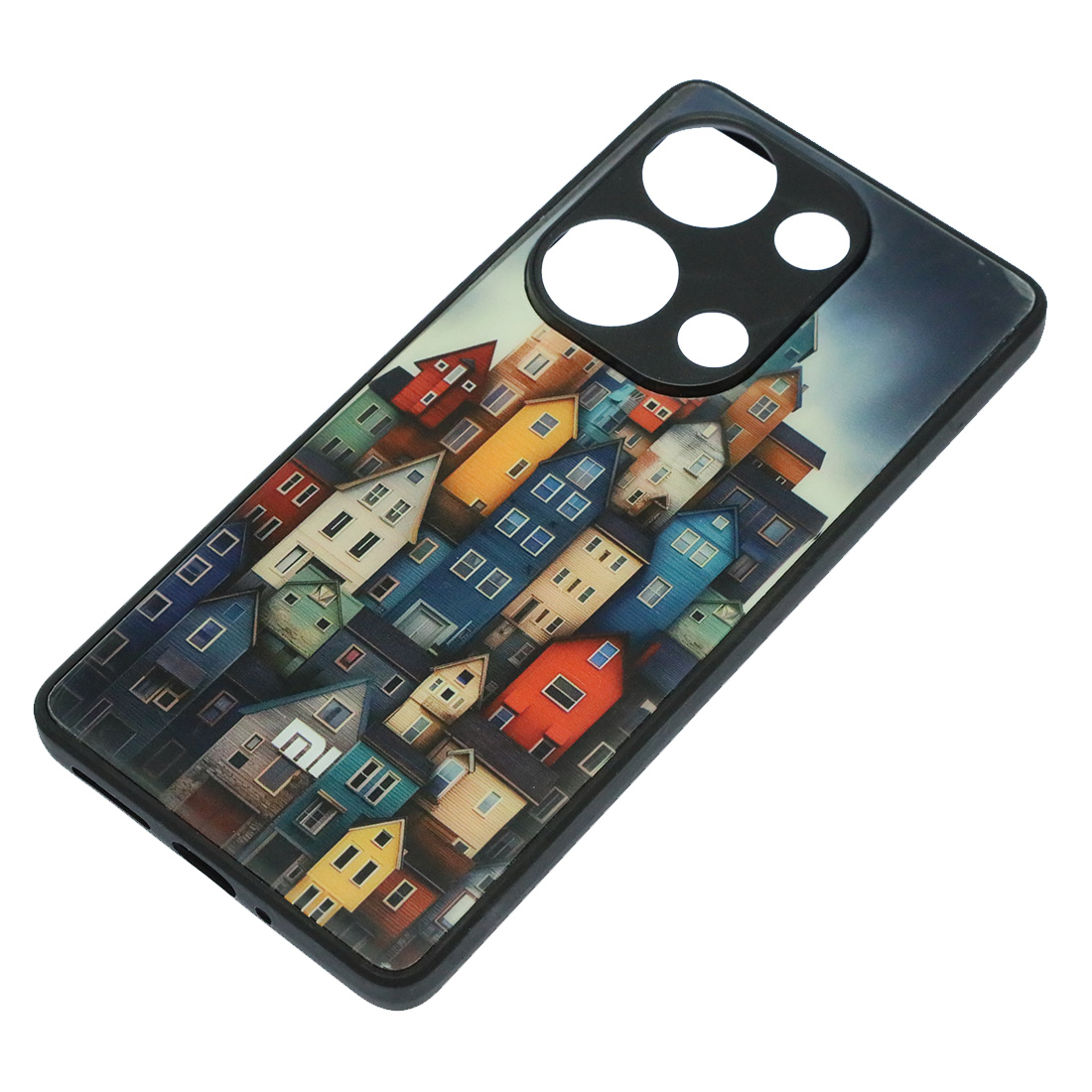 Чехол накладка для XIAOMI Redmi Note 13 Pro 4G, POCO M6 Pro 4G, защита камеры, пластик, силикон, рисунок Дома