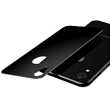 Защитное стекло для APPLE iPhone XR, на заднюю сторону, цвет черный.