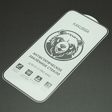Защитное антистатическое закаленное стекло KAKUSIGA GH-23 0.33 мм для APPLE iPhone 17 Pro Max, цвет окантовки черный