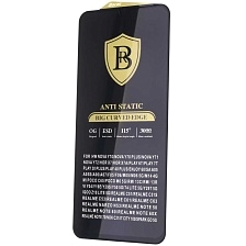 Защитное антистатическое стекло BACAS OG ESD QC F000 4/15 для TECNO Spark GO 3, Realme Note 80, цвет окантовки черный
