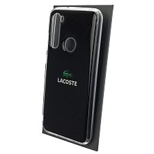 Чехол накладка для XIAOMI Redmi Note 8, силикон, глянцевый, рисунок Лакост