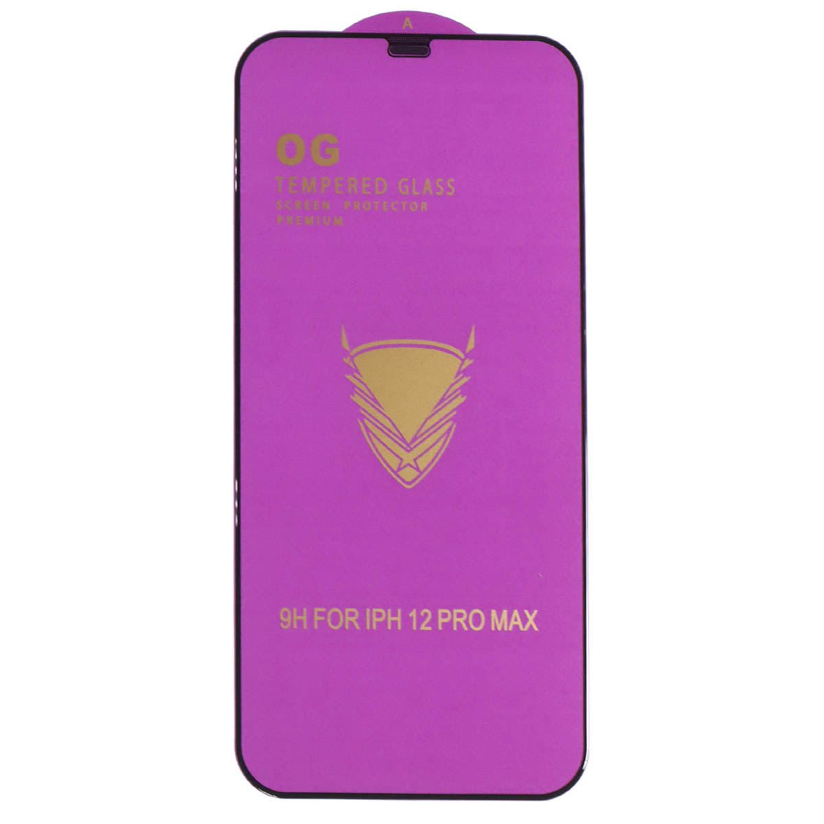 Защитное стекло 9H OG для APPLE iPhone 12 Pro Max (6.7"), с сеточкой на динамике, цвет окантовки черный Защитное стекло 9H OG для APPLE iPhone 12 Pro Max (6.7"), с сеточкой на динамике, цвет окантовки черный