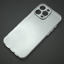 Чехол накладка для APPLE iPhone 16 Pro Max (6.9"), защита камеры, силикон, прозрачный Чехол накладка для APPLE iPhone 16 Pro Max (6.9"), защита камеры, силикон, прозрачный