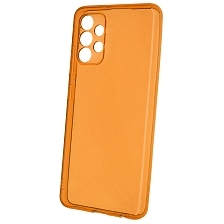 Чехол накладка Clear Case для SAMSUNG Galaxy A32 4G (SM-A325F), силикон 1.5 мм, защита камеры, цвет прозрачно оранжевый Чехол накладка Clear Case для SAMSUNG Galaxy A32 4G (SM-A325F), силикон 1.5 мм, защита камеры, цвет прозрачно оранжевый