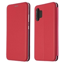 Чехол книжка STYLISH для SAMSUNG Galaxy A32 4G (SM-A325F), экокожа, визитница, цвет красный