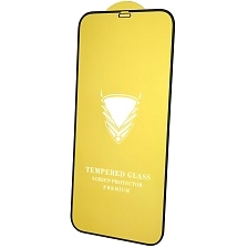Защитное стекло KADOO для APPLE iPhone 12 Pro Max (6.7"), цвет окантовки черный