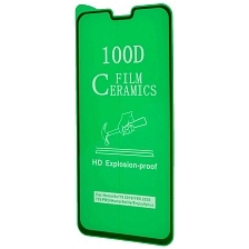 Защитное стекло 100D Ceramics для HUAWEI Honor 9X Lite, Honor 8X, цвет окантовки черный