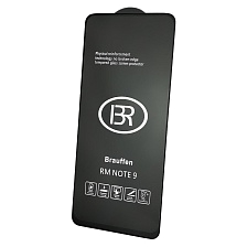 Защитное стекло 9H BRAUFFEN для XIAOMI Redmi Note 9, Redmi Note 9T, цвет окантовки черный