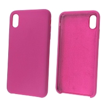 Чехол накладка Silicon Case для APPLE iPhone XS MAX, силикон, цвет питайя