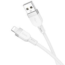 Кабель HOCO X109 Energy Lightning 8 pin, 2.4A, длина 1 метр, цвет белый