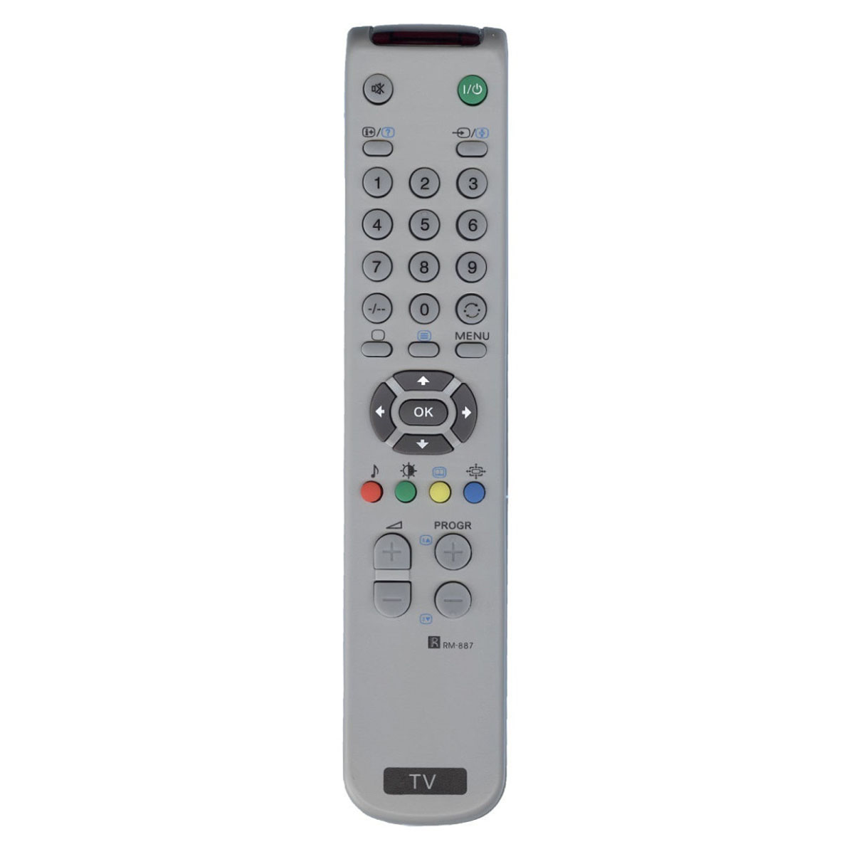 Пульт ДУ RM-887 для телевизоров SONY, цвет серый