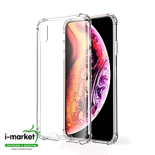 Чехол накладка imcase для APPLE iPhone X, iPhone XS, силикон, противоударный, прозрачный.