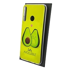 Чехол накладка Vinil для HUAWEI Honor 9C, Honor P40 Lite E, Y7P, силикон, рисунок Avocuddle lets, цвет желтый