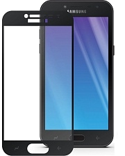 Защитное стекло "SC" 5D FULL GLUE для SAMSUNG Galaxy J2 Prime (SM-G532), цвет канта чёрный.