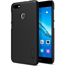 Накладка для HUAWEI Y6 Pro (2017) / Enjoy 7 пластиковая чёрная NILLKIN.